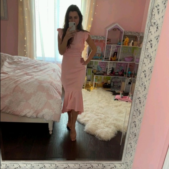 🆕 Backless Ruffle Mermaid Dress - Picture 6 of 7